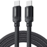 Essager USB 2.0 Cable USB-C male - USB-C 240W Μαύρο 1m (827T11)