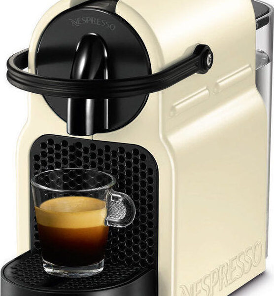 Delonghi Inissia EN80.CW Καφετιέρα για Κάψουλες Nespresso Πίεσης 19bar Vanilla Cream