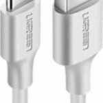 Ugreen USB 2.0 Cable USB-C male – USB-A 60W Λευκό 0.5m (60120)