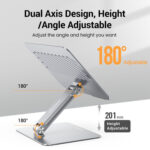 Ugreen Βάση για Laptop έως 17" Ασημί (40291)