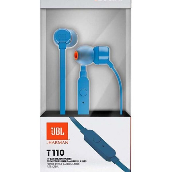 JBL T110 In-Ear Handsfree blue Ακουστικά JBLT110BLU