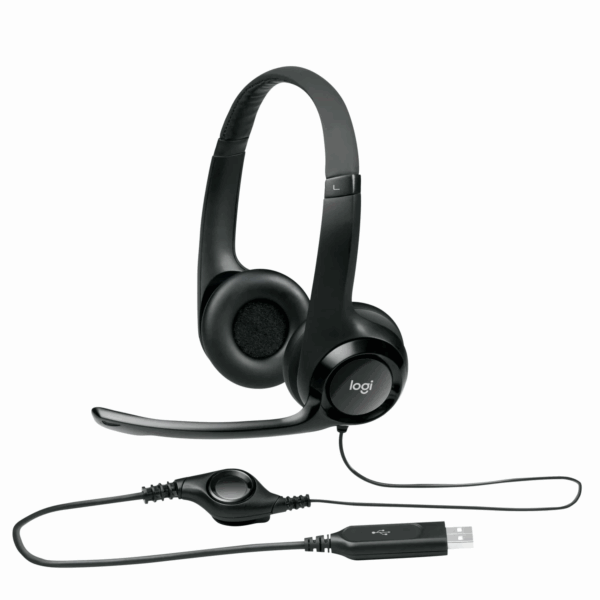 Logitech H390 On Ear Multimedia Ακουστικά με μικροφωνο και σύνδεση USB