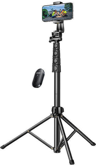 Ugreen Tripod Remote Control LP680 Selfie Stick με Bluetooth Μαύρο
