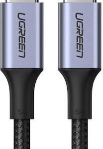 Ugreen USB 2.0 Cable USB-C male - USB-C 100W Μαύρο 1m (70427)