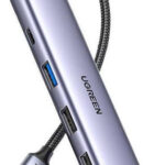 Ugreen USB 3.0 Hub 5 Θυρών με σύνδεση USB-C Ασημί