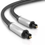 Ugreen Optical Audio Cable TOS male - TOS male Γκρι 1m (10539)