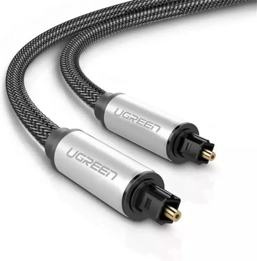 Ugreen Optical Audio Cable TOS male - TOS male Γκρι 1m (10539)