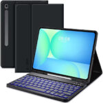 Tech-Protect Flip Cover με Πληκτρολόγιο Μαύρη (Galaxy Tab S10 FE+ Plus X620/X626B) F5906302368259