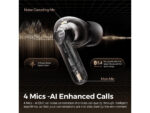SoundPEATS T3 Pro In-ear Bluetooth Handsfree Ακουστικά με Αντοχή στον Ιδρώτα και Θήκη Φόρτισης Μαύρα - Image 3