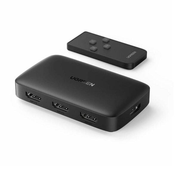 Ugreen splitter switch HDMI - 3x HDMI 4K 30Hz black (CM332 80125)