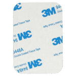 Metal plate for magnet holders - rectangular  45x65mm black - Image 2