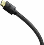 Baseus HDMI 2.1 Braided Cable HDMI male - HDMI male 2m Μαύρο - Image 2