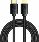 Baseus HDMI 2.1 Braided Cable HDMI male - HDMI male 2m Μαύρο