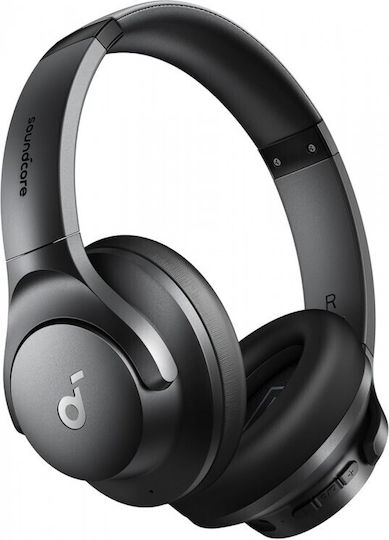 Soundcore by Anker Q20i Ασύρματα / Ενσύρματα Over Ear Ακουστικά με 40 ώρες Λειτουργίας και Quick Charge Μαύρα