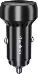 Choetech Φορτιστής Αυτοκινήτου 60W 2.4A με μία Θύρα: 1xUSB Μαύρος