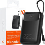 Mcdodo MC-3243 Power Bank 10000mAh 22.5W με Θύρα USB-A και Θύρα USB-C Μαύρο