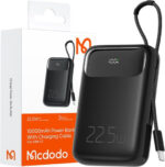 Mcdodo MC-3243 Power Bank 10000mAh 22.5W με Θύρα USB-A και Θύρα USB-C Μαύρο