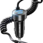 Choetech Φορτιστής Αυτοκινήτου 65W Γρήγορης Φόρτισης με Θύρες: 1xUSB 1xType-C Μαύρος