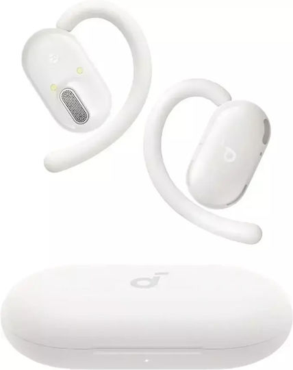 Soundcore by Anker V20i Open Ear Bluetooth Handsfree Ακουστικά με Αντοχή στον Ιδρώτα και Θήκη Φόρτισης Λευκά