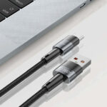 Tech-Protect Ultraboost USB 2.0 Cable USB-C male - USB-A 66W Γκρι 0.25m - Image 2