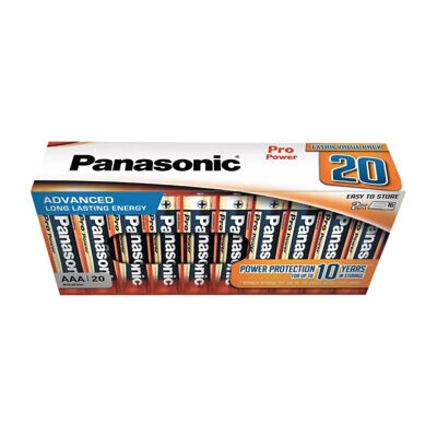 Panasonic Alkaline PRO Power AAA / LR03 – Σετ 20 μπαταριών