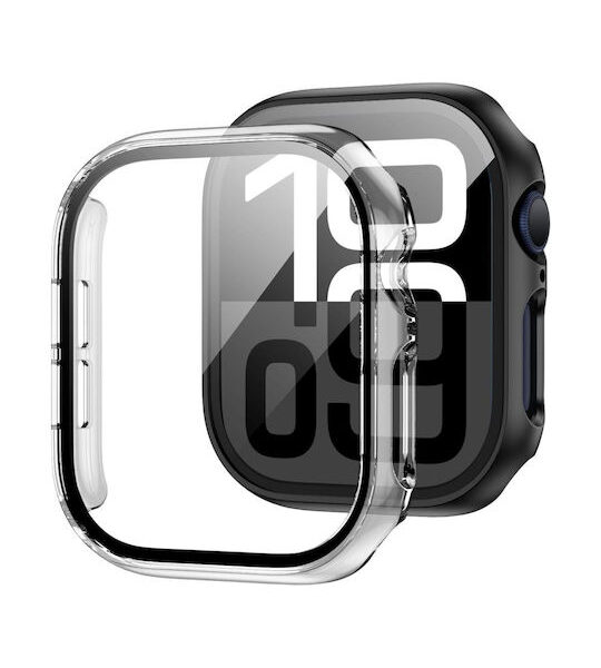 Tech-Protect Defense360 Πλαστική Θήκη με Τζαμάκι σε Διάφανο χρώμα για Apple Watch 10 (46 mm)