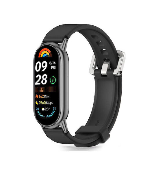 Tech-Protect ICONBAND Λουράκι Σιλικόνης Μαύρο (Xiaomi Smart Band 8 / 9 / 10 / NFC)