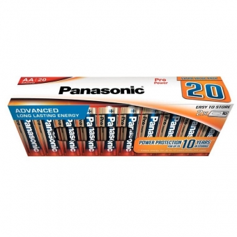 Panasonic Alkaline PRO Power AA / LR6 – Σετ 20 μπαταριών