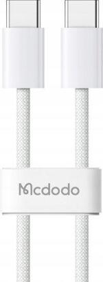 Mcdodo USB 2.0 Cable USB-C male - USB-C 60W Λευκό 1m (CA-5690) - Image 2