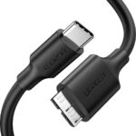 Ugreen Regular USB 3.0 Cable USB-C male - micro USB-B male Μαύρο 1m (20103)