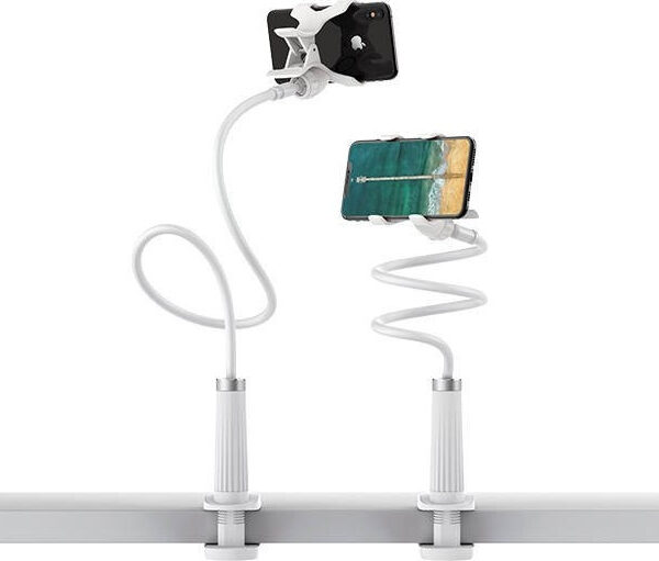 Ugreen Gooseneck LP113 Βάση Κινητού με Βραχίονα σε Λευκό χρώμα