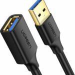 Ugreen USB 3.0 Cable USB-A male - USB-A female Μαύρο 1.5m (30126)