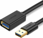 Ugreen USB 3.0 Cable USB-A male - USB-A female Μαύρο 1.5m (30126) - Image 2