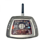 Τηγάνι Ψησίματος για BBQ, Inox με Αποσπώμενη Λαβή, BBQ06