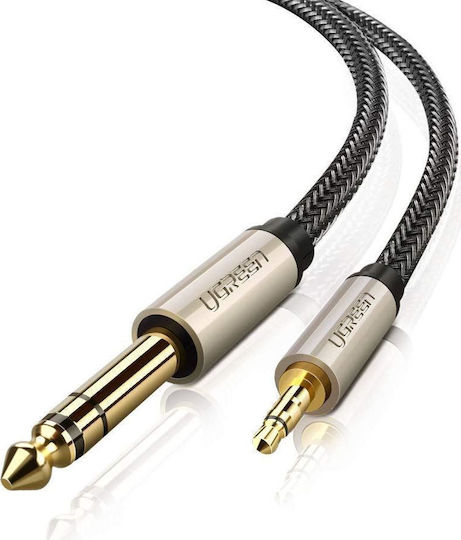 Ugreen AV127 Cable 6.3mm male - 3.5mm male 1m Γκρι (10625)