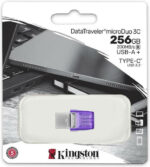 Kingston DataTraveler MicroDuo 3C 256GB USB 3.2 Stick με σύνδεση USB-A & USB-C Μωβ - Image 3