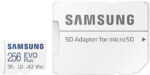 Samsung Evo Plus (2024) microSDXC 256GB Class 10 U3 V30 A2 UHS-I με αντάπτορα - Image 2