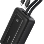 Anker A1681G11 Power Bank 20000mAh 30W με Θύρα USB-A και 2 Θύρες USB-C Μαύρο