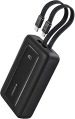 Anker A1681G11 Power Bank 20000mAh 30W με Θύρα USB-A και 2 Θύρες USB-C Μαύρο