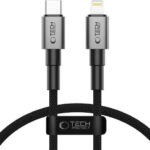 Tech-Protect Ultraboost Dna USB-C to Lightning Cable 27W Γκρι 0.25m