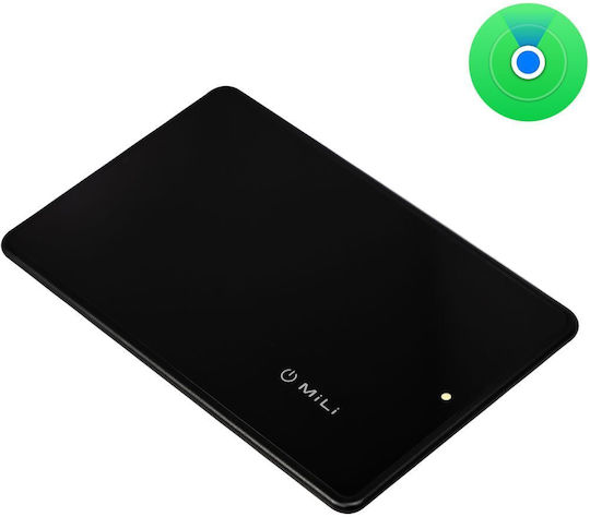 MiLi MiCard Apple Find My Tracker Μαύρο