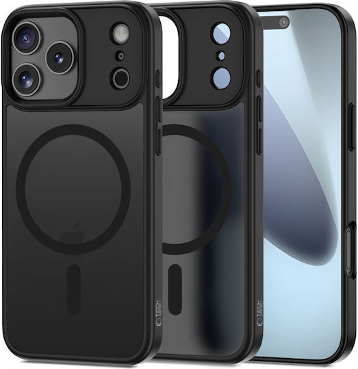 Tech-Protect Matte Back Cover Σιλικόνης / Πλαστικό Μαύρο (iPhone 17 Pro)