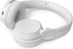 Philips TAH4209 Ασύρματα / Ενσύρματα On Ear Ακουστικά με 55 ώρες Λειτουργίας και Quick Charge Λευκά - Image 3