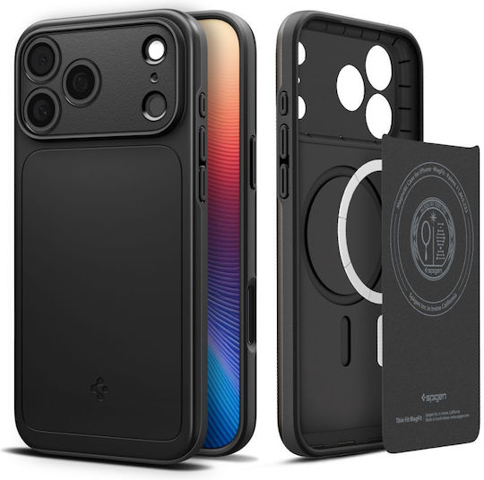 Spigen Thin Fit Mag Back Cover Πλαστικό 1.55mm Μαύρο (iPhone 17 Pro Max)