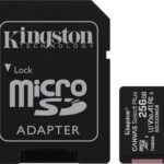 Κάρτα μνήμης Micro SDXC V30 UHS-I U3 Kingston Canvas Select Plus 100MB/s 256Gb & SD Adapter