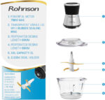 Rohnson Πολυκόπτης Multi 700W με Δοχείο 2lt - Image 2