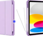 Tech-Protect Smartcase Pen Flip Cover Violet (iPad 2022 10.9'') TPSCPIPAD1922V - Image 2